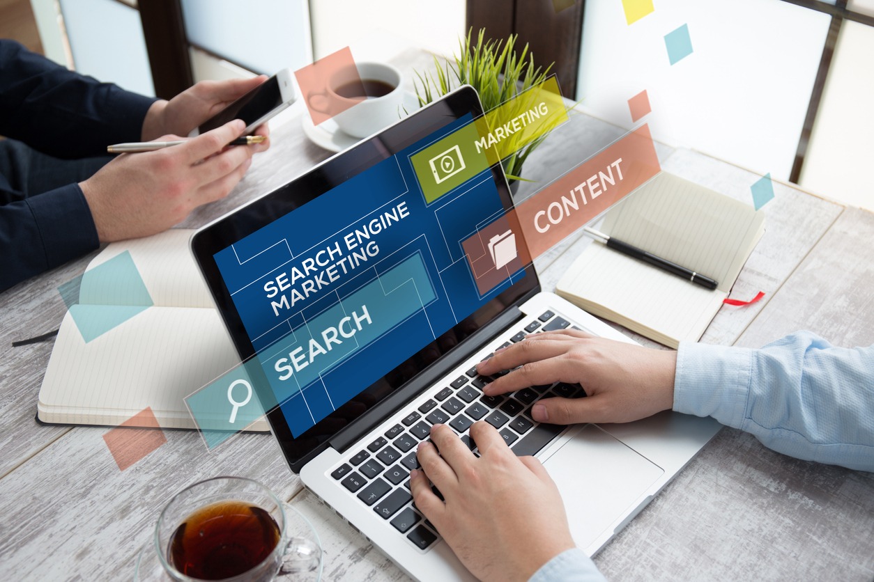 a search engine marketing concept