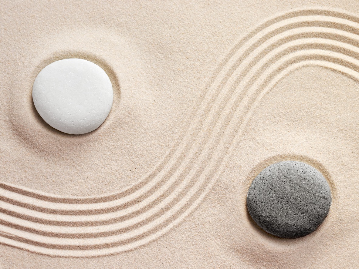 The yin and yang symbol