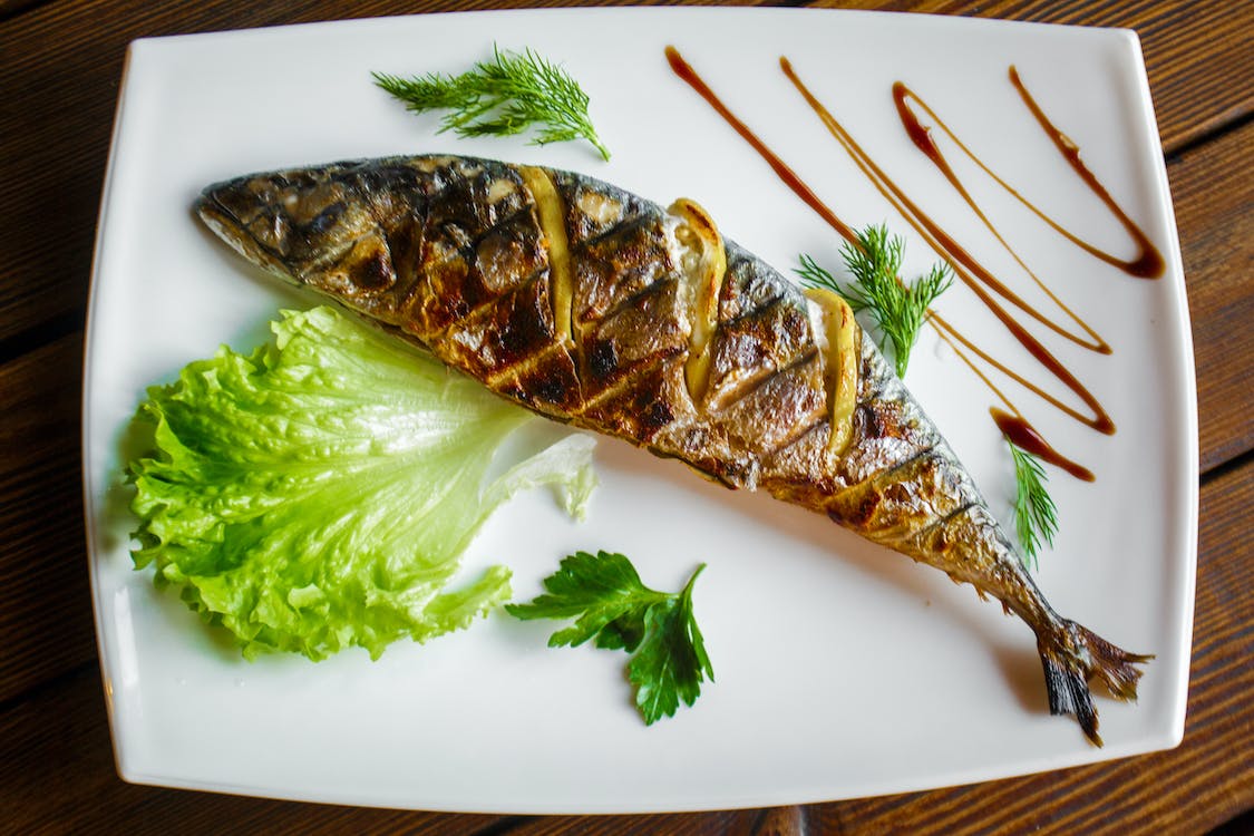 a cooked fish