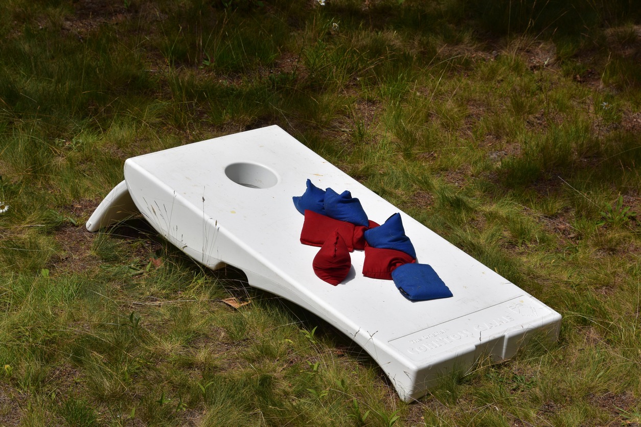Cornhole Game with Bean Bags Ready to Play