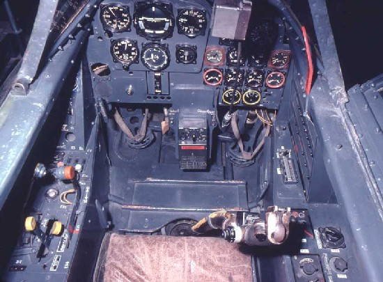 Me 262 cockpit