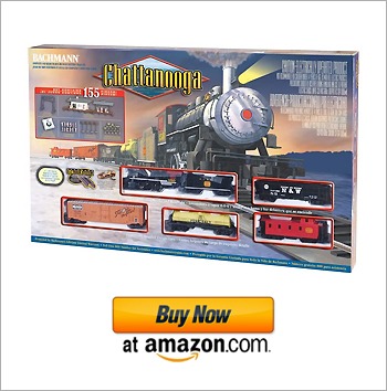 Bachmann Trains - Chattanooga Ready To Run 155 Piece Electric Train Set - HO Scale