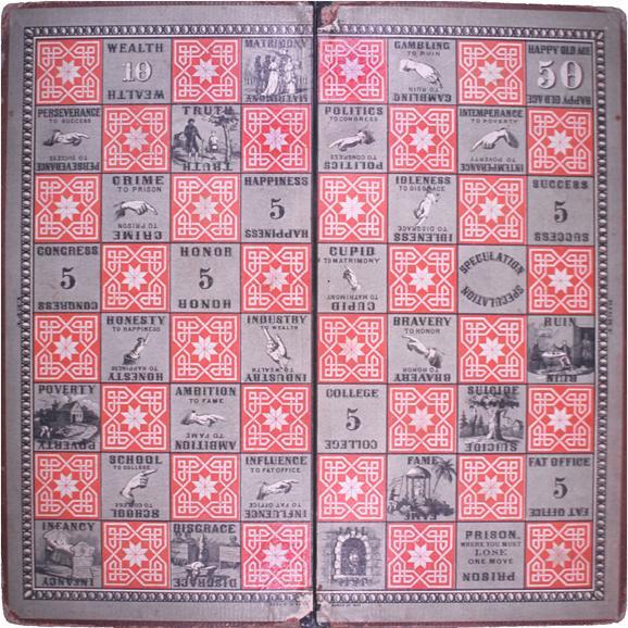 Board of the checkered game of life