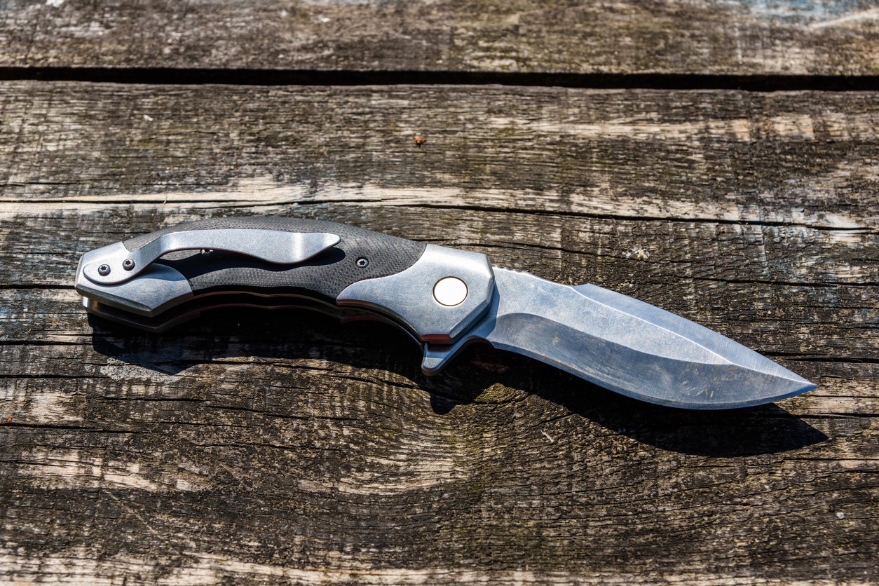 A foldable knife