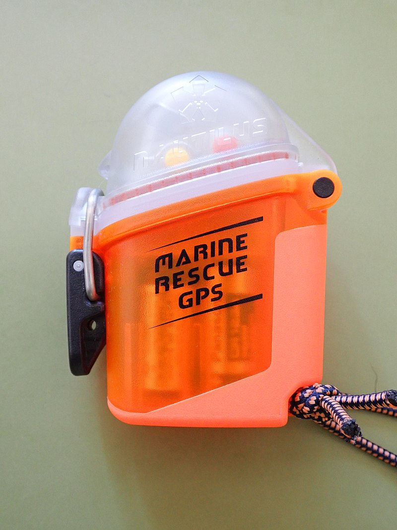 Waterproof Personal Locator Beacon for diver.