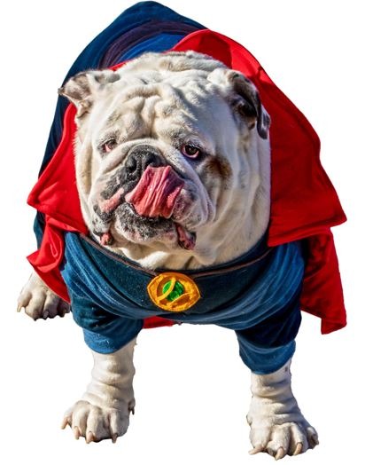 Dog Halloween costume, Superhero Halloween costume