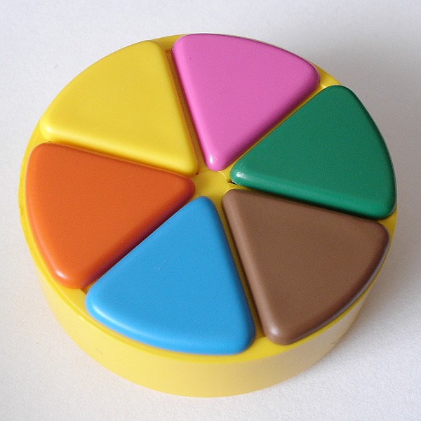 token in Trivial Pursuit with wedges