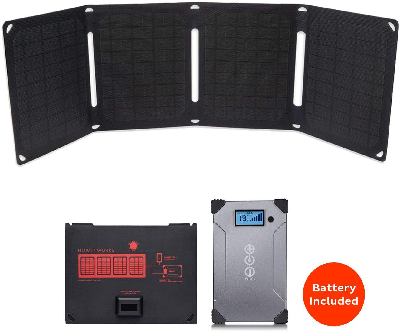 Voltaic Systems Arc 20-Watt Rapid Solar Laptop Charger