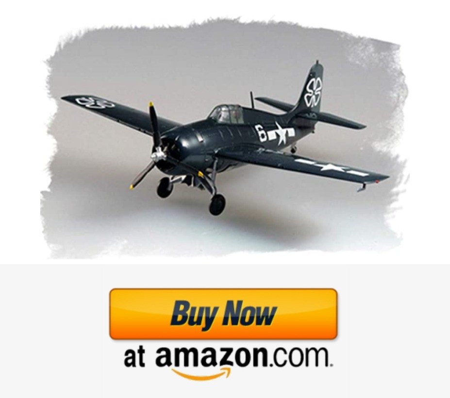 Easy Model WWII F4F Wildcat VC-93 USS Petrof Bay 1945 37249 1/72 Finished Plane Model Aircraft