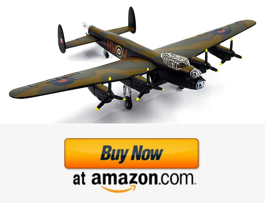 FLOZ British Avro Lancaster MK III Heavy Bomber 1:144 die cast Aircraft Plane Model Pre-Assembled Ariplane Vehicle