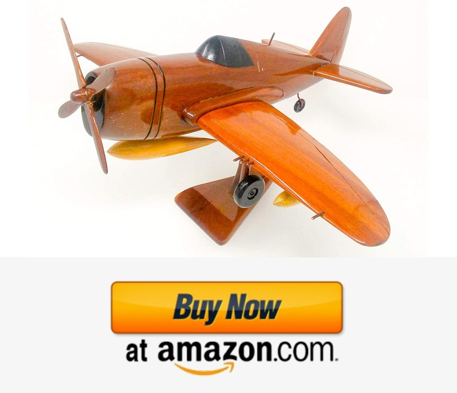 P-47 Thunderbolt Airplane Wood Model