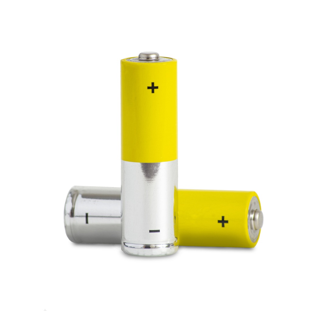 two rechargeable batteries