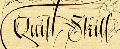 Modern calligraphy.