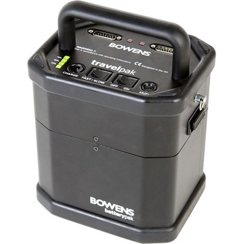 Bowens Large TravelPak System Includes Control Panel Large BatteryPak and Carry Case with Shoulder Strap