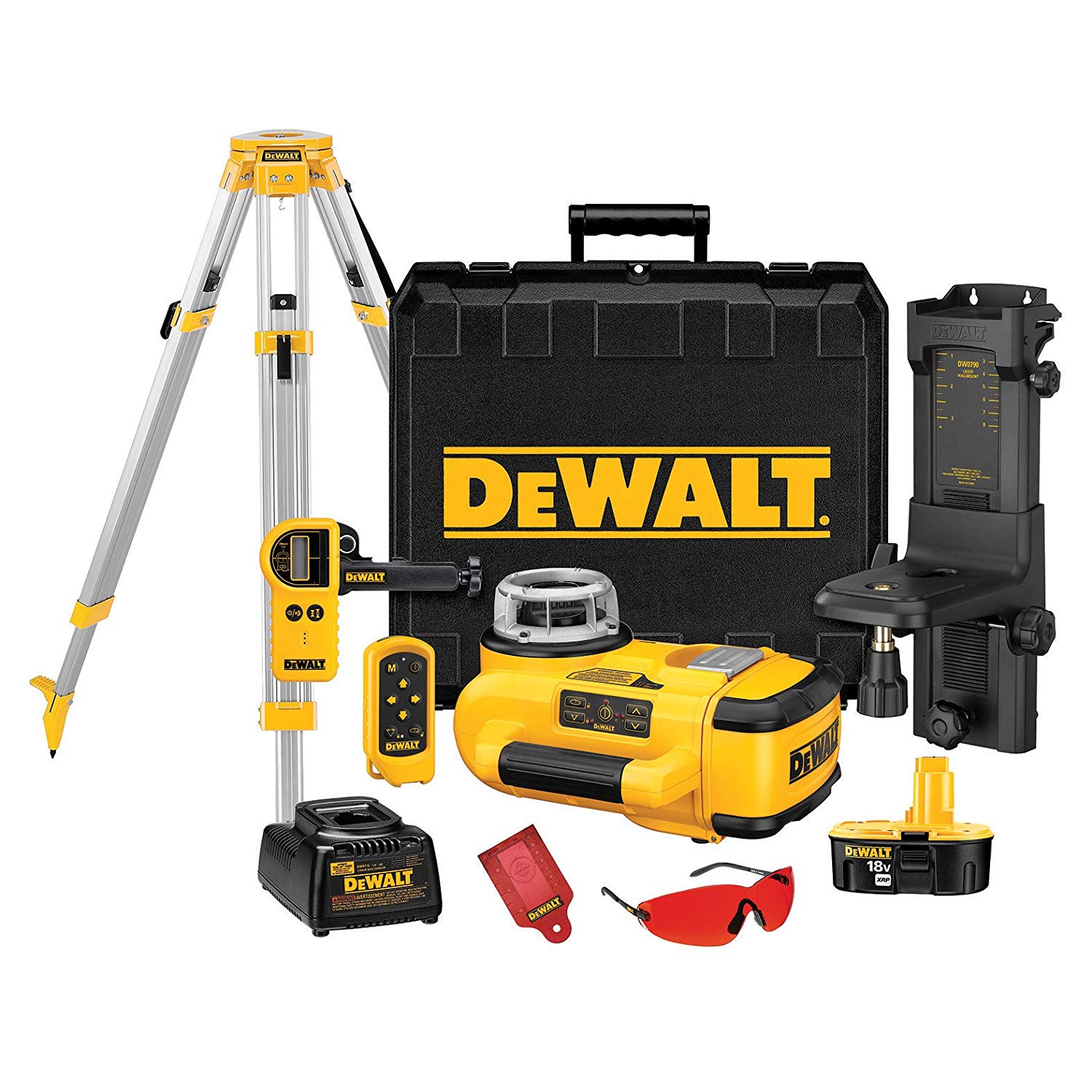 DEWALT-DW079KDT-18-Volt-Self-Leveling-Rotary-Laser-Kit