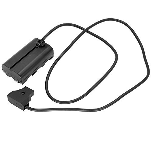 GyroVu High Power 4 5A D Tap to Dummy Battery 30  Straight Adapter Cable to replace NP F550 NP F570 NP F970 SONY L batteries to power DCRVX2100 HDRFX1 HD1000U  HVRZ1U Cameras