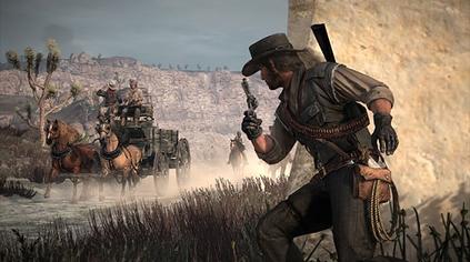 An in-game image of Red Dead Redemption released in 2010