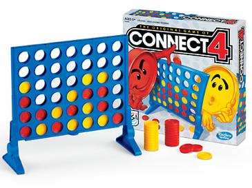 Connect 4 board game and box