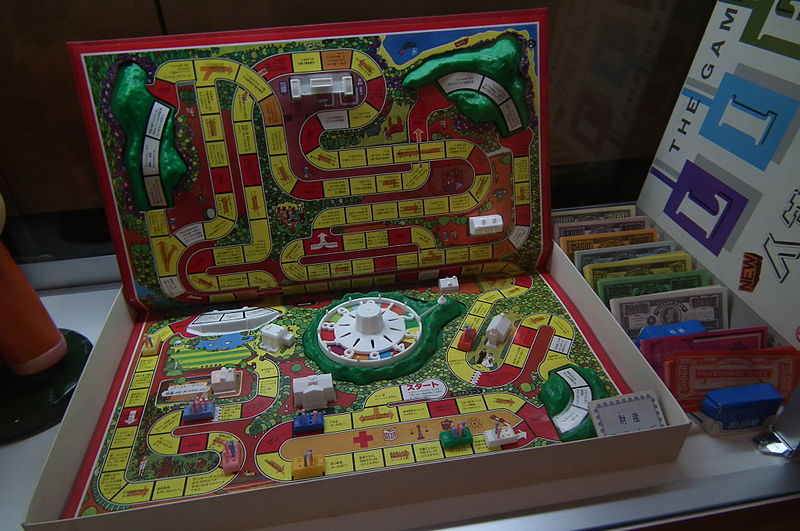 Japanese-language version of the modern edition of The Game of Life