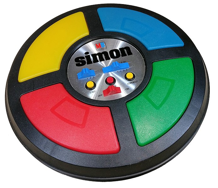 Simon electronic game pad