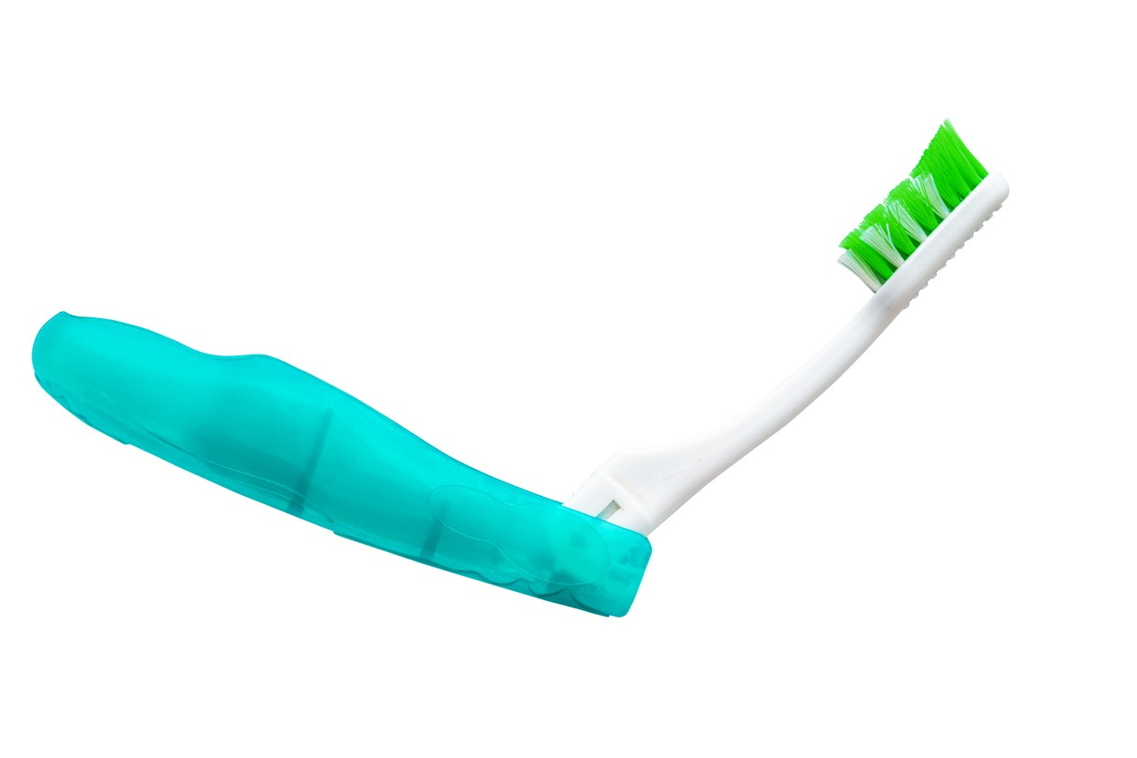 Travel-sized toothbrush