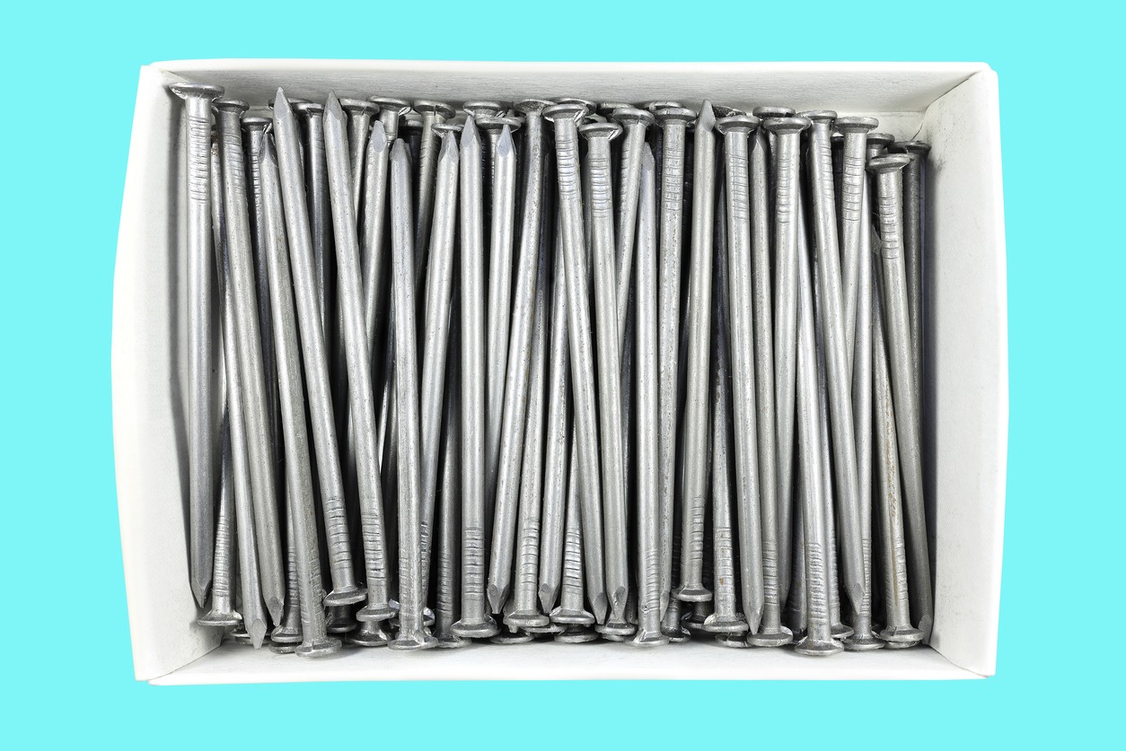 A box of common nails