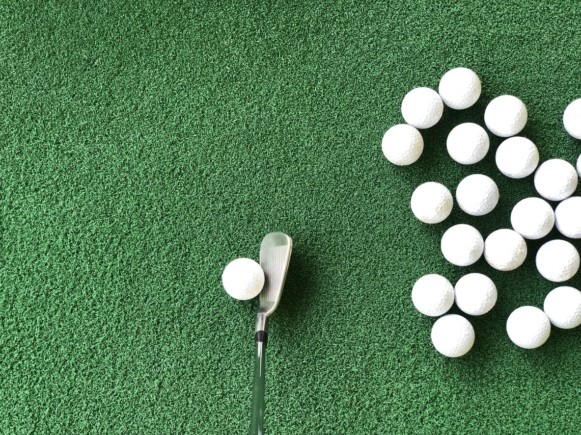 Gold Balls, Golf, Golf Club