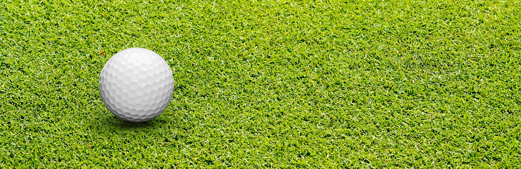 Green with a Golf Ball, Golf Concept