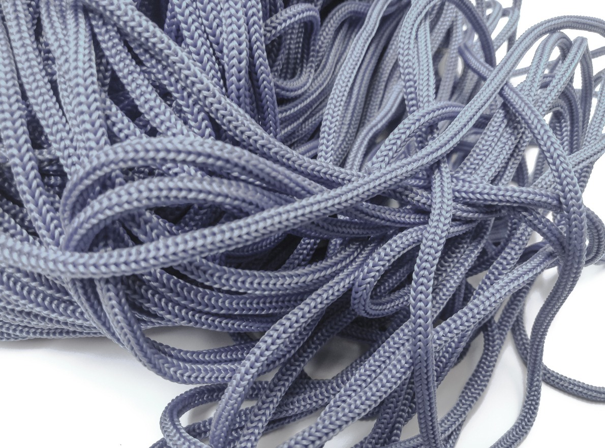 A bundle of polyester rope 