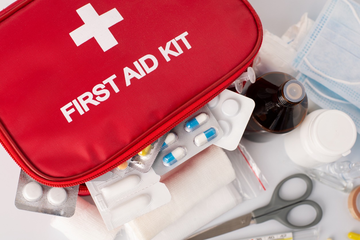 First-Aid kit is an important part of safety in emergency situations