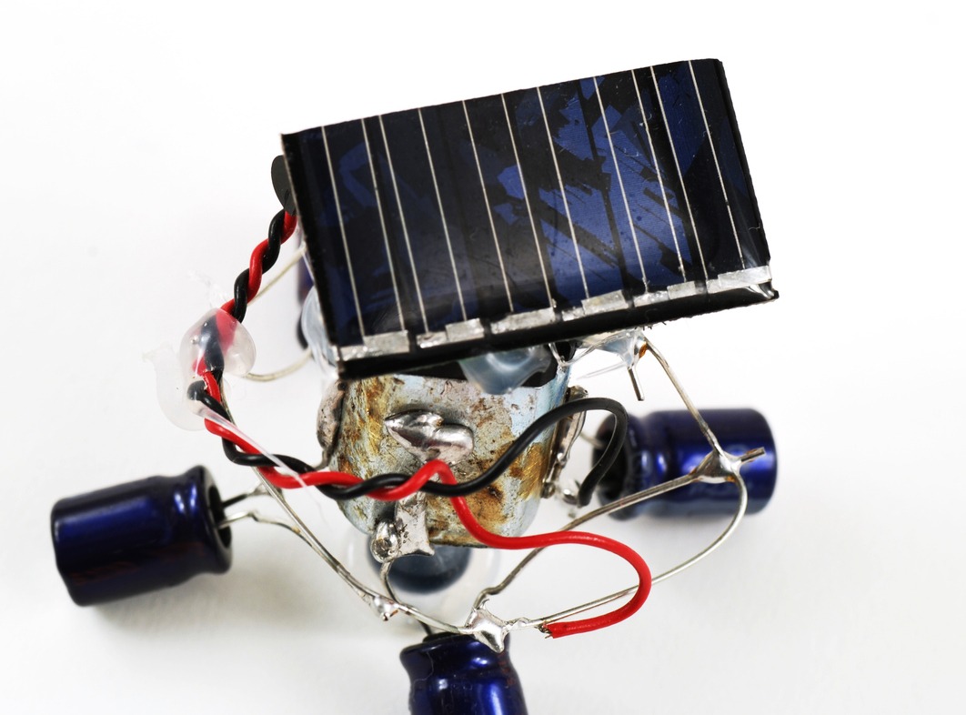picture of a robot powered by solar energy