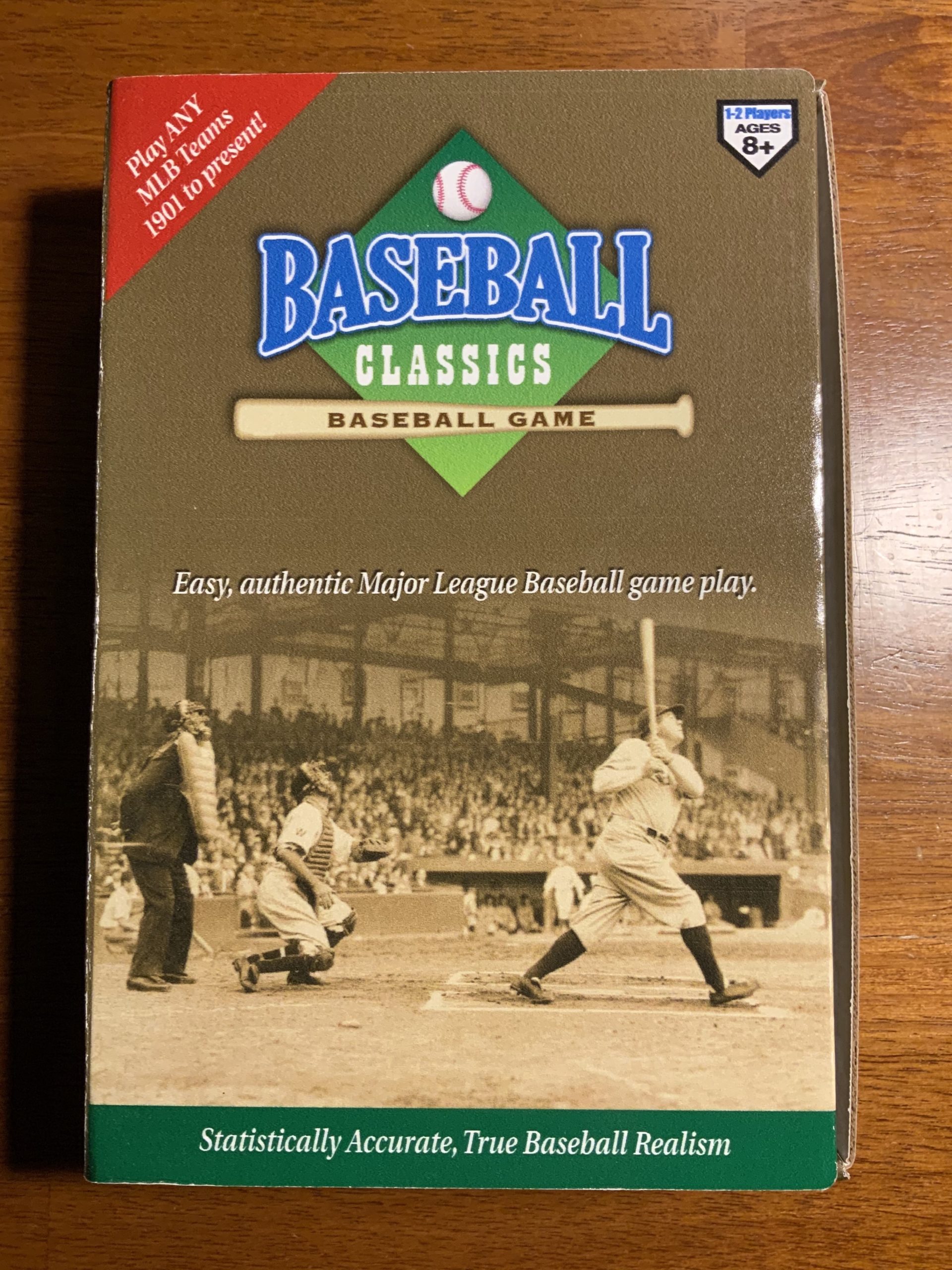 Baseball Classics Board Game Box