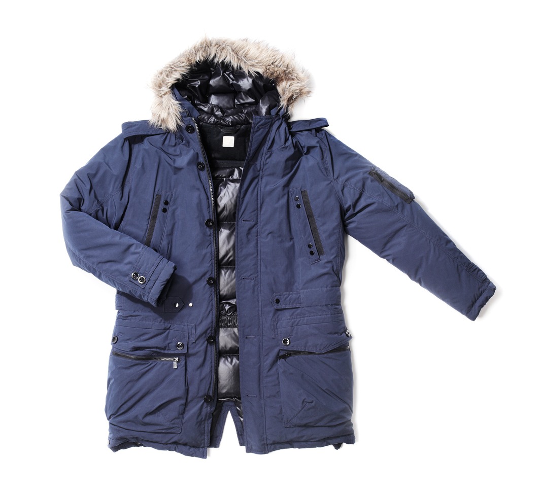 Men's parka with down padding 
