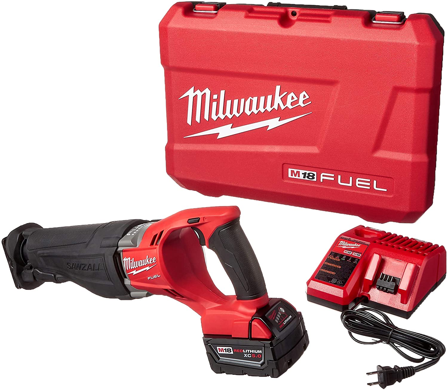 Milwaukee 272021 M18 Fuel Sawzall Reciprocating Saw Kit