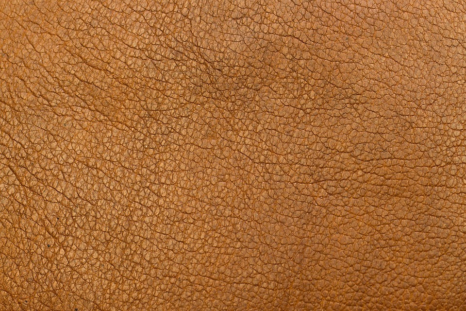 Zoomed in leather texture.