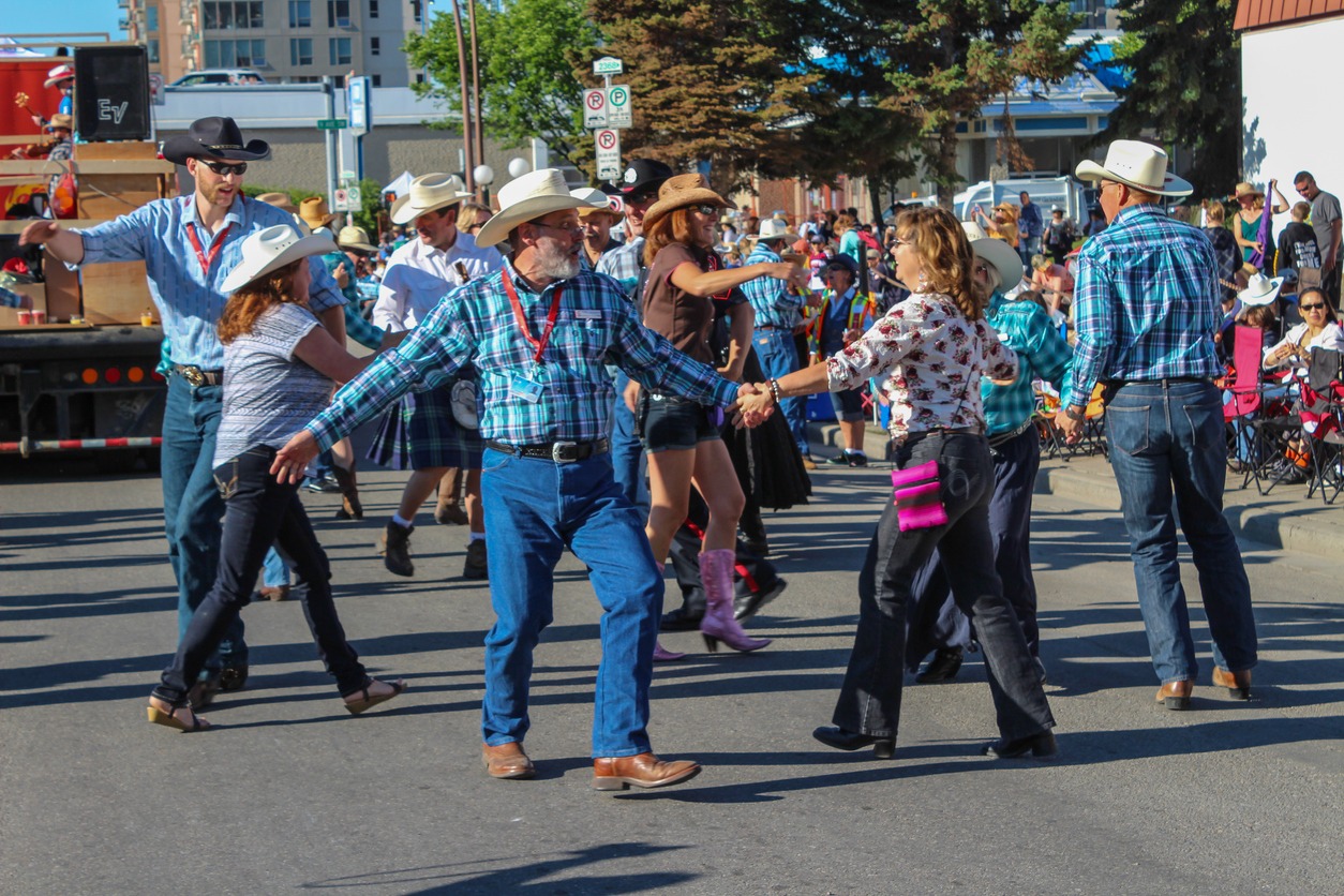 square dance on the street