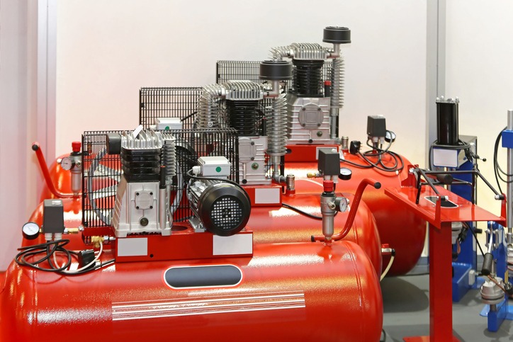 multiple air compressors for industrial use