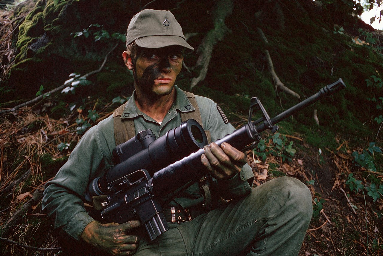 Generation 1 night vision scope used during the Vietnam War