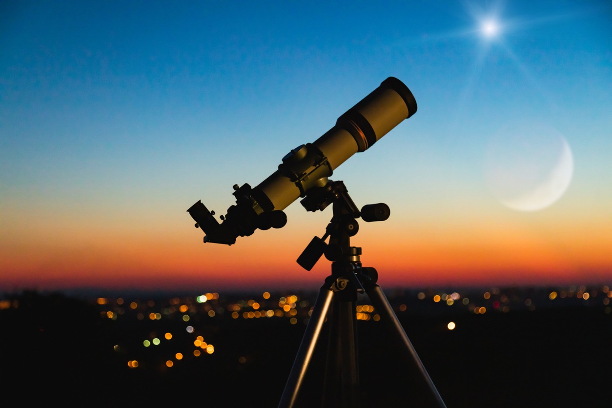Telescope mount nightsky