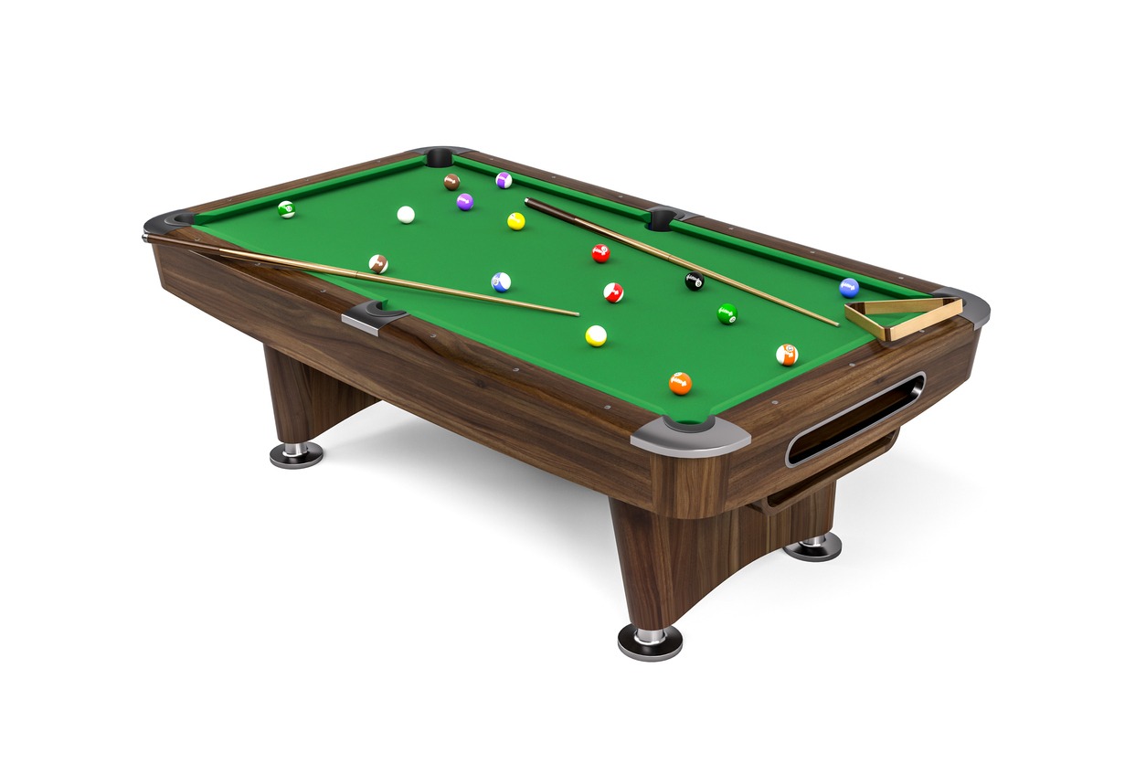 Billiard table - photorealistic 3d render