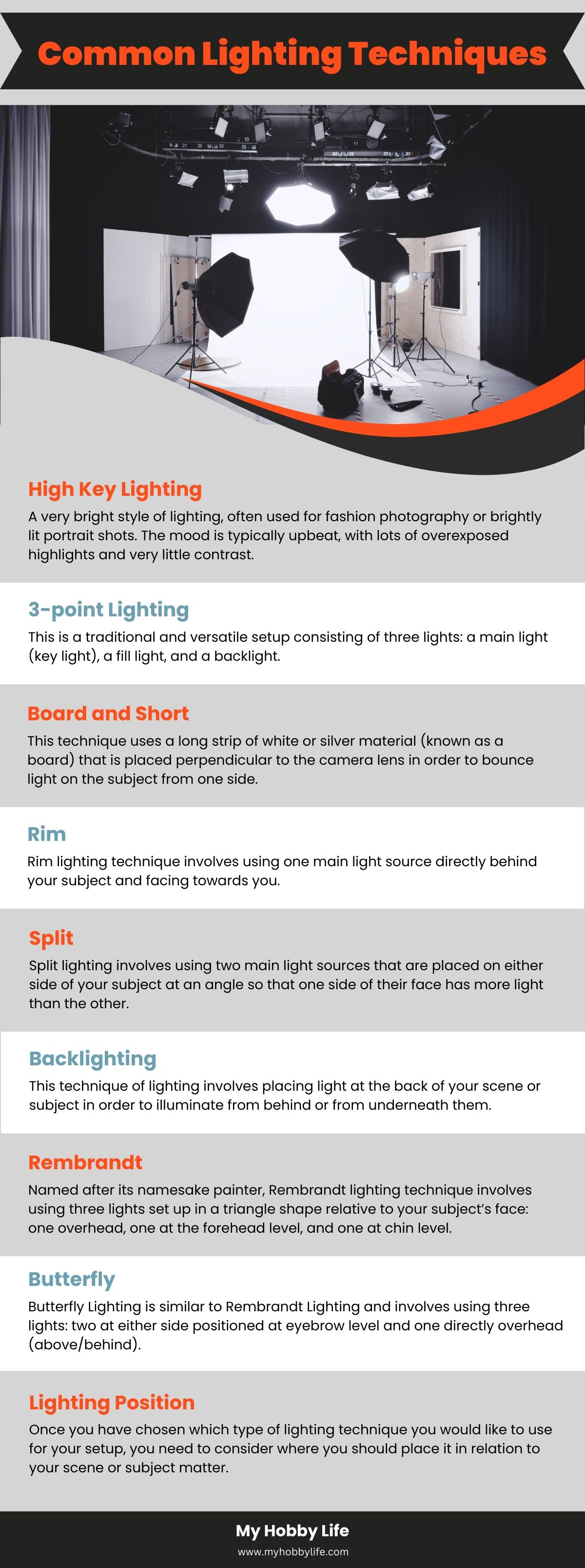 Common Lighting Techniques