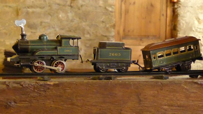 antique model train