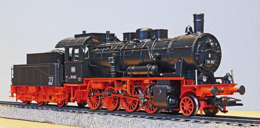 steam locomotive model track H0