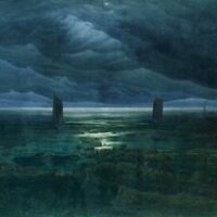Seashore by Moonlight- German Romanticism Masterpiece