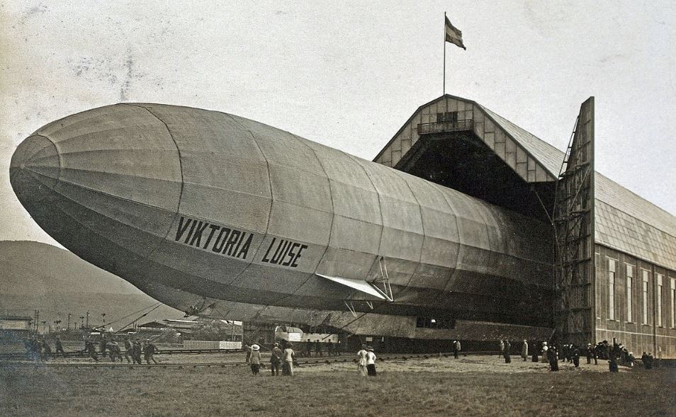 The German zeppelin Viktoria Luise