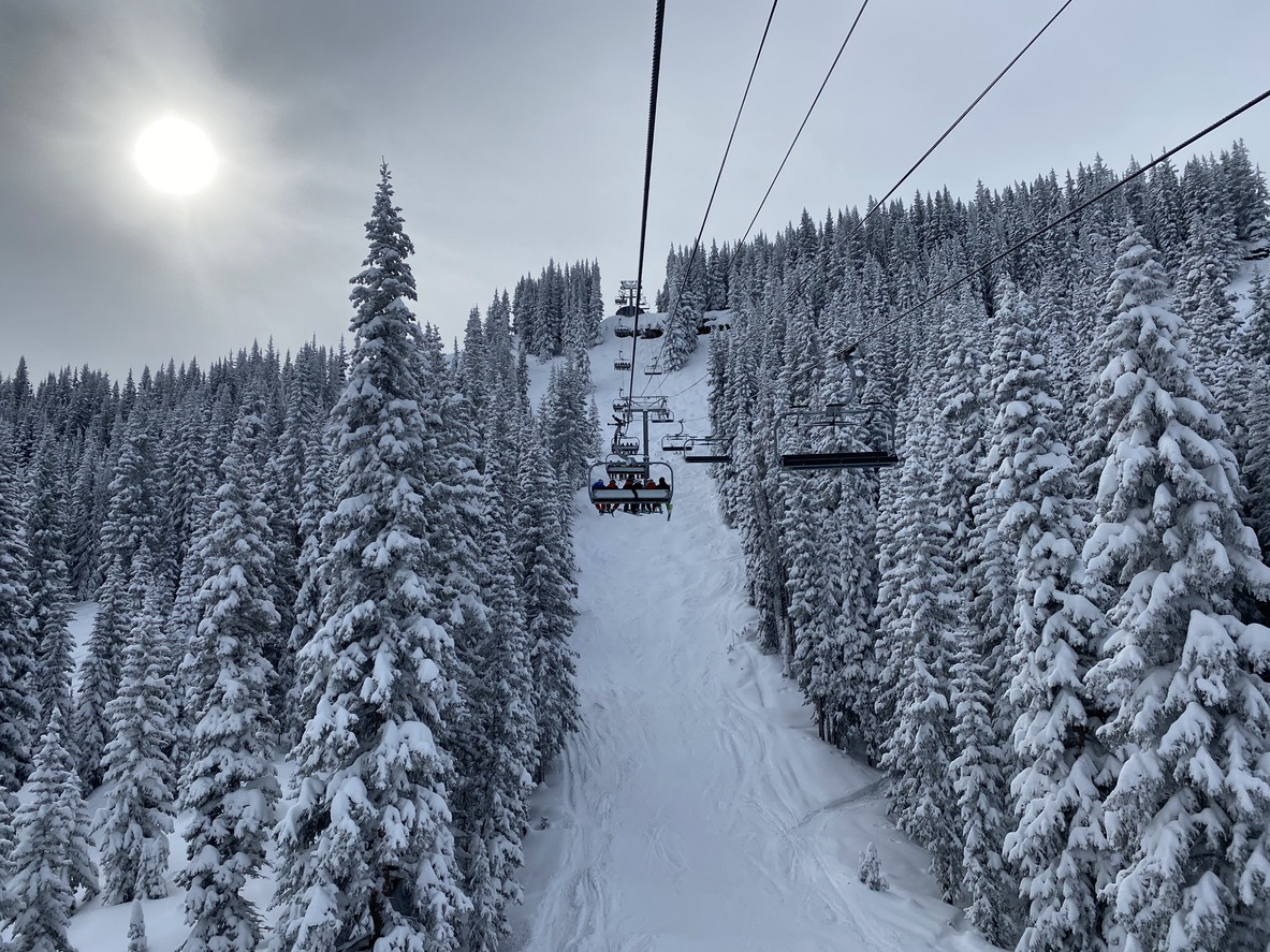 A chairlift in Vail Ski Resort