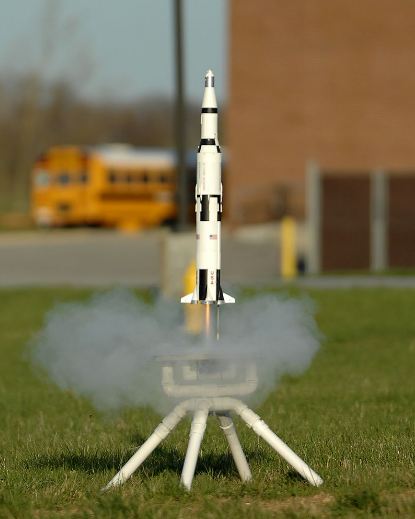 A-photo-of-the-Saturn-V-Rocket-Model