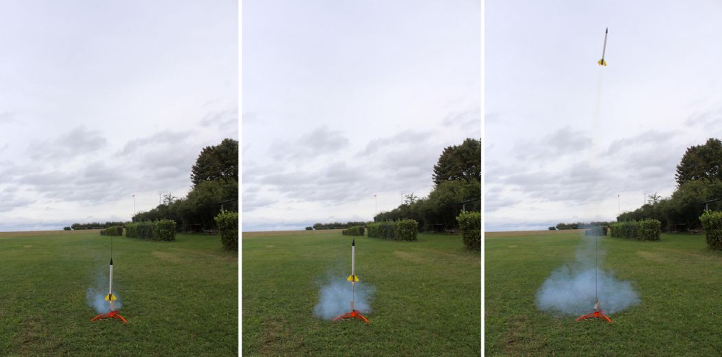 A-photo-of-the-model-rocket-launching