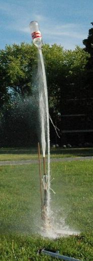 a-water-rocket-launching