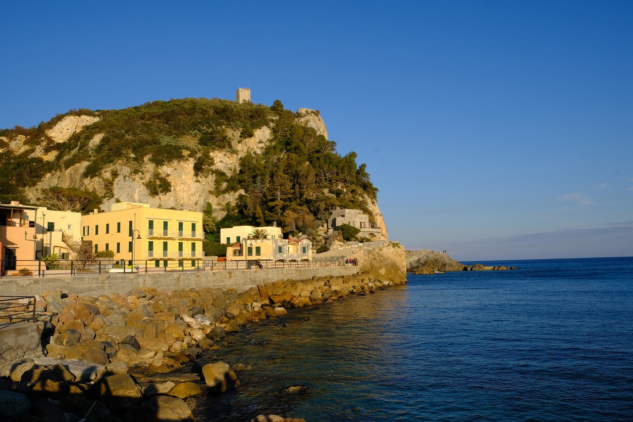 the Ligurian coast